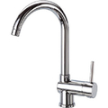 Scandvik 70104 Chrome Plated Brass Nordic J-Spout Galley Mixer Faucet 70104